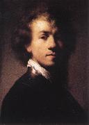 REMBRANDT Harmenszoon van Rijn Self-Portrait with Lace Collar oil painting